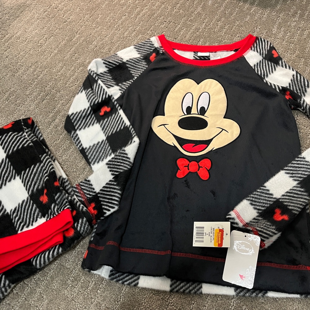 Disney Black and Red Pajama Set